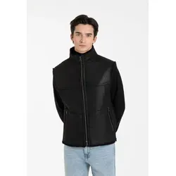 Werner Christ Horse Lederweste Humphrey aus echtem Lammfell schwarz 58 - Wanderschuhe und mehr: Diese wärmende Lederweste aus 100% echtem Lammfell vereint Stil und Funktionalität mit praktischen Taschen und pflegeleichten Eigenschaften.