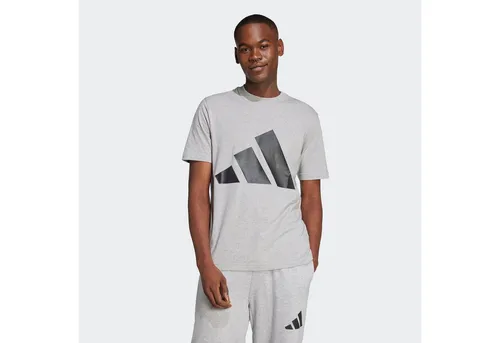 ADIDAS Herren Shirt Essentials Big Logo - T-Shirts mit großem 3-Streifen Logo, aus weichem Single Jersey für ultimativen Komfort – ideal für den Alltag und sportliche Aktivitäten.