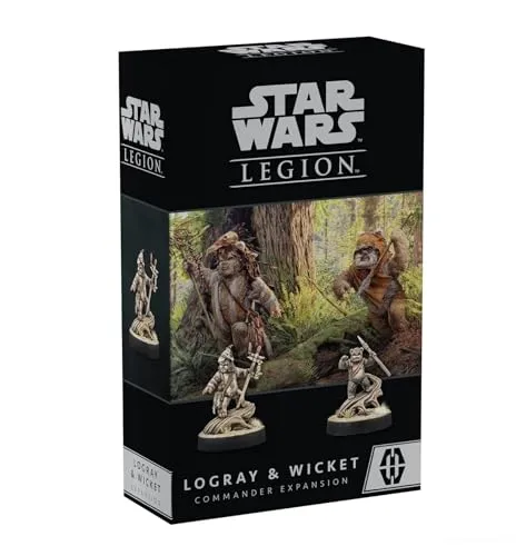 Star Wars Legion Logrey & Wicket Commander Erweiterung | Zwei-Spieler-Kampfspiel | Miniaturenspiel | Strategiespiel für Erwachsene und Jugendliche | ab 14 Jahren | Durchschnittliche Spielzeit 3