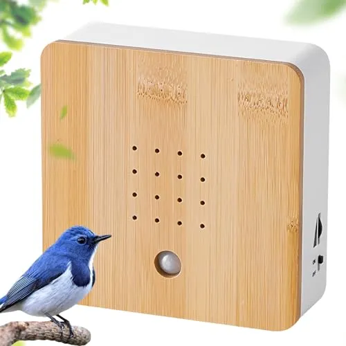 Moderne Vogelgezwitscher Box mit Wandhalterung