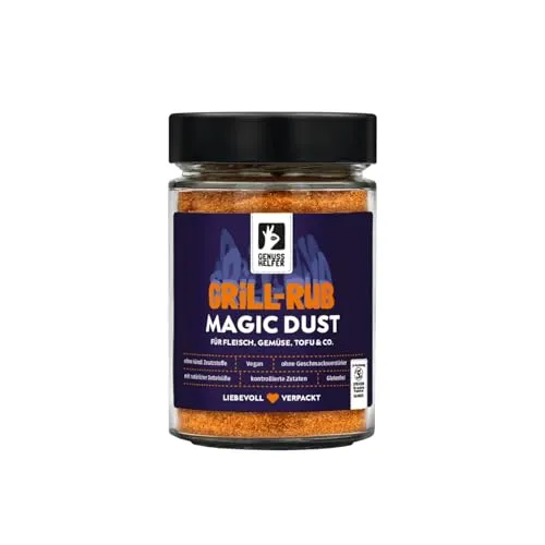 Bremer Gewürzhandel Grill-Rub Magic Dust, BBQ Rub Gewürz, Marinade Gewürzmischung für Fleisch, 175g