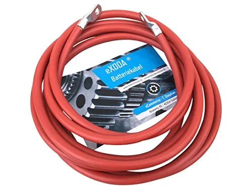 eXODA 50 mm² M8 Batteriekabel, Rot, 300 cm von eXODA
