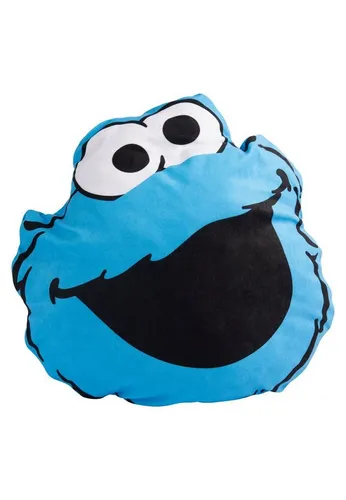 United Labels® Dekokissen Sesamstraße - Krümelmonster - Formkissen