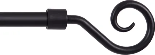Endstücke für Stilgarnitur 2er Pack aus Kunststoff ( Schwarz / Roma ) vers. Farben, Ø16mm, Dekoration modernes Design für Vorhangstange