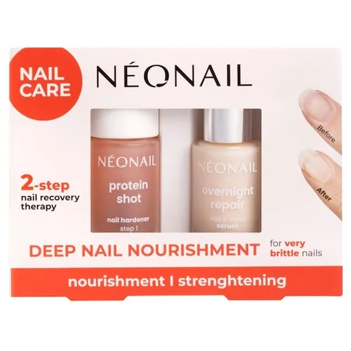 NEONAIL Naegel NagelpflegeNagelpflegeset Deep Nail Nourishment Protein Shot Nail Hardener 7,2 ml + Overnight Repair Nail and Hand Serum 6,5 ml 1 Stk. (10,91 € / 1 Stk.)