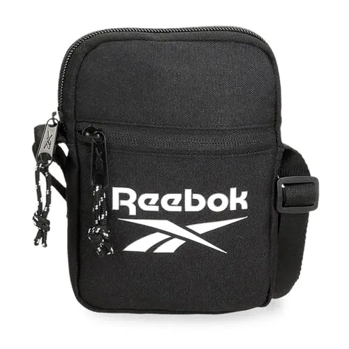 Reebok Unisex Taschen 8035131 Schwarz, Schwarz, Talla única, Kleine Umhängetasche
