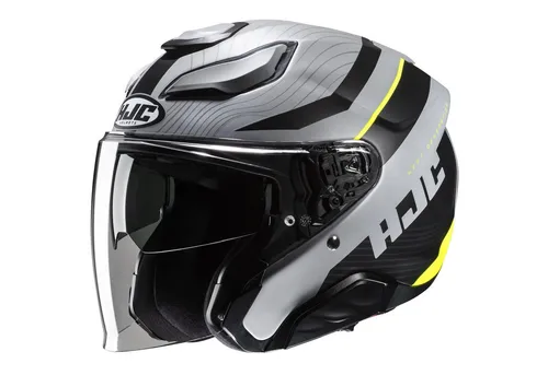 HJC F31 Naby MC3HSF Jethelm S - Motorradhelm mit leichter Fiberglas-Verbundschale für überragenden Komfort und Passform, ausgestattet mit einem fortschrittlichen Belüftungssystem und UV-Schutz visier.