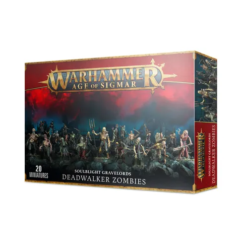 Warhammer Age of Sigmar - Soulblight G. Deadwalker Zombies - Spielzeugfiguren: Baue 20 detailreiche Deadwalker Zombies aus 94 Kunststoffteilen, ideal für dein Tabletop-Spiel.