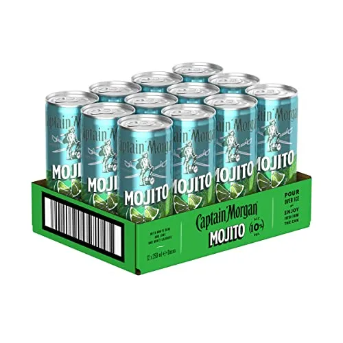 Captain Morgan White Mojito Dose 10% Vol. 12x0,25l