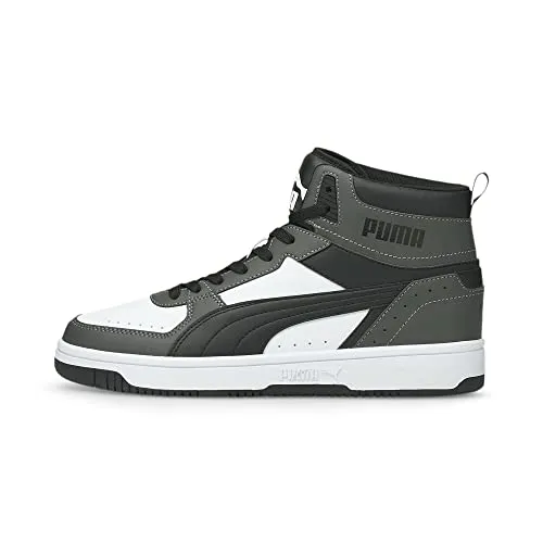 PUMA Unisex Puma Rebound JOY Turnschuhe, Dark Shadow-Puma Black-Puma White, 40 EU - Herren-Sneaker mit SoftFoam+ Innensohle für maximalen Laufkomfort und optimale Dämpfung, ideal für den ganzen Tag.