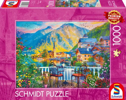 SCHMIDT Puzzle Malerisches Hallstatt 1000 Teile