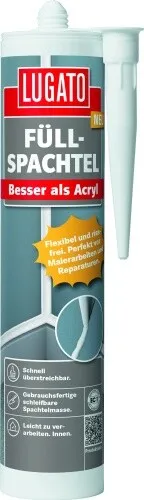 Lugato Füllspachtel 310 ml Spachtelmasse Leichtspachtel Fugenfüller