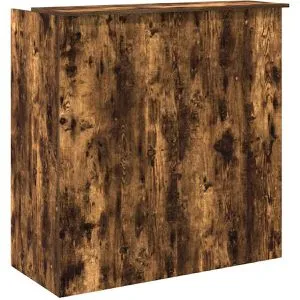 vidaXL Empfangstheke Räuchereiche 100x50x103,5 cm in braun von vidaXL