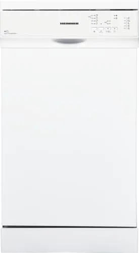 HEINNER HDW‑FS4552WE++ Freistehender Geschirrspüler – 10 Maßgedecke, 5 Programme, Aquastop, Half‑Load & Verzögerte Startoption, Weiß, 5 Jahre Garantie