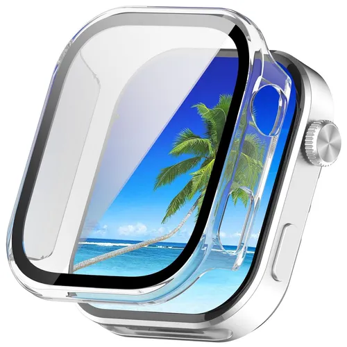 Für Xiaomi Redmi Watch 6 Kunststoff Schutzhülle + 9H Hart Glas Transparent