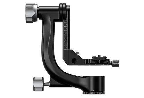 Leofoto 2-Wege-Neiger PG-4 Gimbal Kamerastativ - Robustes Stativ für schwere Teleobjektive bis 30kg, ideal für Naturbeobachtung und Sportfotografie. Mit präziser Steuerung dank ergonomischer Locking Knobs und exzellenter Ausbalancierung.