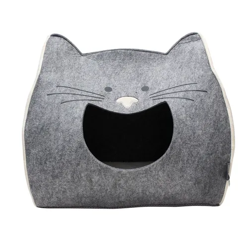 Tiger Cat Katzenhöhle Maxi Bio-Baumwolle Katzenkissen Katzenkörbchen faltbar