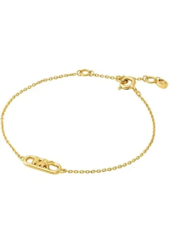 MICHAEL KORS PREMIUM Armband MKC164100, OVAL in Gelbgold - Elegantes Armschmuck aus 925er Sterlingsilber mit vergoldeter Oberfläche, verstellbar und ideal für jeden Anlass – perfektes Geschenk für Geburtstage oder Weihnachten!