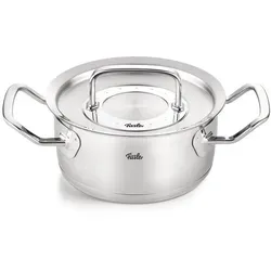 Fissler Original-Profi Collection Braten-Topf 16 cm - Edelstahl-Kochtopf mit Metall-Deckel, ideal für alle Herdarten inklusive Induktion, mit integrierter Mess-Skala für praktisches Dosieren.