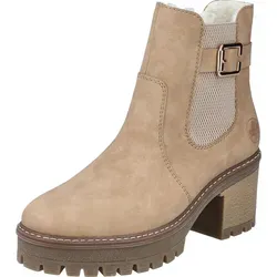 Rieker Damen Stiefeletten Y8554 - Bequeme Wanderschuhe - Wanderschuhe mit Blockabsatz und mittlerer Weite, perfekt für gemütliche Spaziergänge und den Alltag.