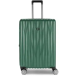 Bric's Cervia 2.0 Trolley M 69 cm mit Dehnfalte in Grün von Bric's