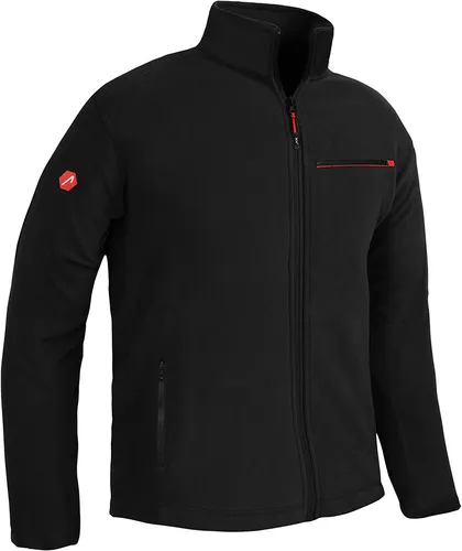 ACE Herren-Fleece-Jacke - warme Outdoor-Jacke ohne Kapuze Männer Reißverschluss