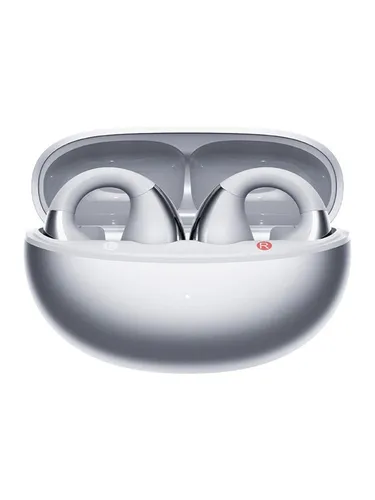 QCY Crossky Clip C30S kabellose Ohrclip Kopfhörer in Silber - Ultraleichte, kabellose Ohrclip-Kopfhörer mit innovativem Design für sicheres Hören ohne Druck. Ideal für Sport und Alltag, mit Bluetooth 5.4 für stabile Verbindung und klaren Sound.