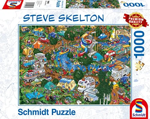 Schmidt Spiele 59965 Steve Skelton, Auszeit vom Alltag , 1000 Teile Puzzle