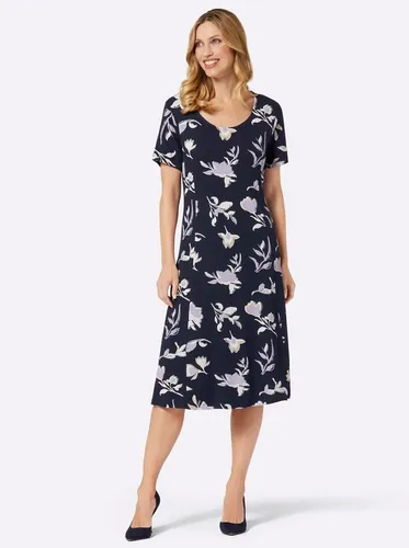 Sieh an! Jerseykleid Jersey-Kleid Kurzarm