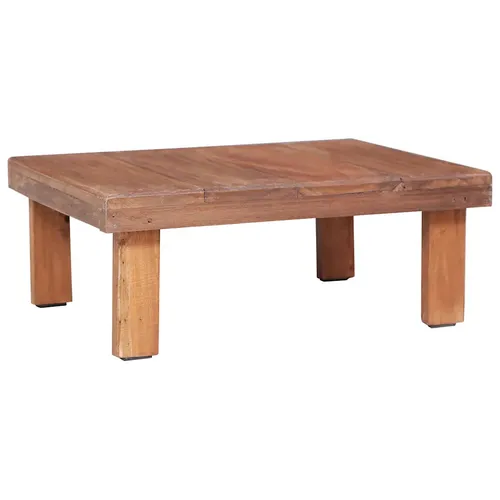 furnicato Couchtisch aus Massivholz, handgefertigt, 60 x 45 x 23 cm
