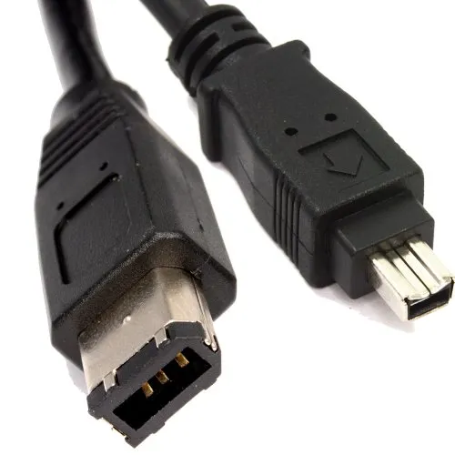Firewire IEEE-1394 DV Kabel 6 Zum 4 Polig 2 m PC Zum DV-Out [2 Meter/2m]