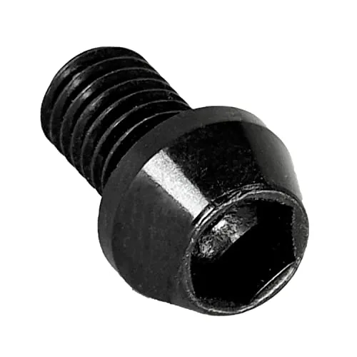 F26 Fantic26 Alu M5 Schraube DIN 912 konisch 7075 T6 (schwarz, 10 Millimeter)