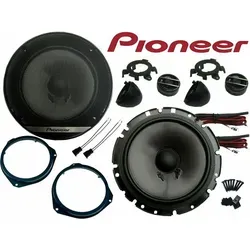 PIONEER 2-Wege Lautsprecher Einbau Set für Fiat Ducato 300 Watt - KFZ-Lautsprecherboxen mit einfachem Einbau, perfekter Klang und 300 Watt max. Leistung – ideal für Fiat Ducato ab 2006.