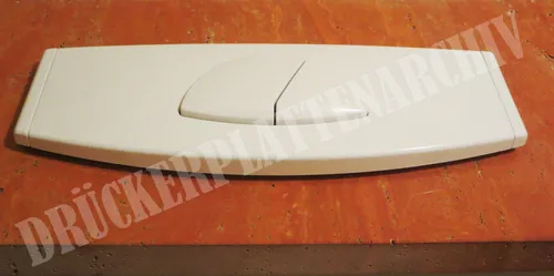 FRIATEC Betätigungsplatte F200 weiß - WC-Teile & -Aufsätze mit komfortabler Bedienung von oben und Doppelspülung für effizienten Wasserverbrauch im Badezimmer.