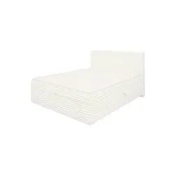 S-STYLE Boxbett Cord mit Stauraum und Topper H3 Neo in Beige - Das S-STYLE Boxbett Cord bietet stilvollen Stauraum und hohen Schlafkomfort. Mit einer Breite von 165 cm und einer Höhe von 110 cm ergänzt es jedes Schlafzimmer perfekt. Hochwertige Materialien garantieren langlebige Qualität.