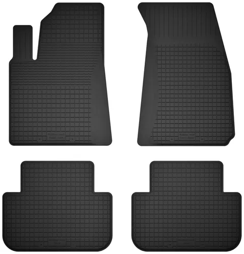 Gummifußmatten für: Audi Q8 (bj. 2020-) Schwarz Automatten 4-tlg set