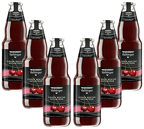 Niehoffs Vaihinger Kirsch Nektar Naturtrüb 1L TWO - 6er Set inkl. Pfand MEHRWEG