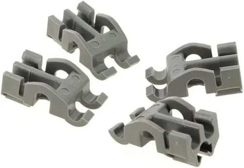 4er-Set Unterkorb-Clips für Geschirrspüler Whirlpool 481010600198 – Ersatzteile kompatibel mit Bauknecht, Ikea, Ignis, Laden, KitchenAid