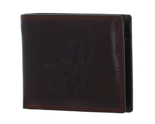 U.S. Polo Assn. Geldbörse H. Wallet Leather, aus echtem Leder mit RFID-Blocker Schutz