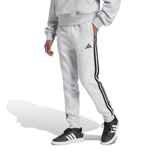 adidas Herren Essential Three Stripes Fleece Pant in weiß von adidas