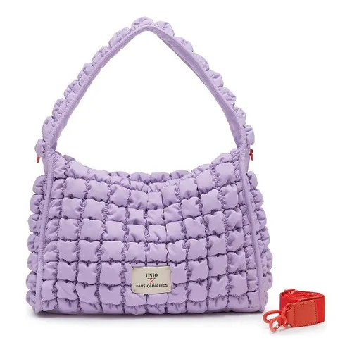 LES VISIONNAIRES Unio Hobo Schultertasche 47 cm lila TAS068487 - Entdecken Sie die stilvolle LES VISIONNAIRES Unio Hobo Schultertasche! Mit praktischem Innenleben, robustem Polyester und vielseitigen Trageoptionen ist sie der ideale Begleiter für jeden Tag.