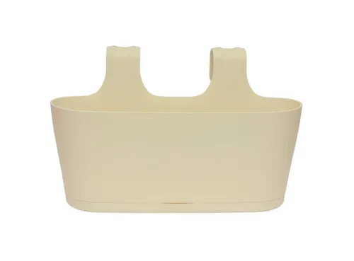 Engelland Blumenkasten Blumentopf zum Hängen (Vorteils-Set, 1 St., Fassungsvermögen je Topf 5,5 Liter), UV-Beständig, Frostbeständig, Wasserauffangschalen