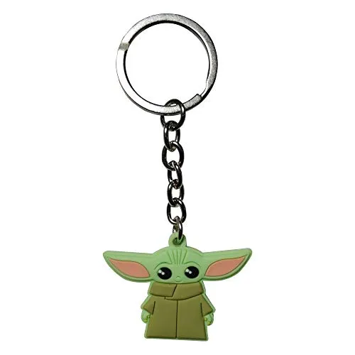 Produktbild Difuzed Herren Mandalorian-The Child Rubber Keychain Schlüsselanhänger, grün, Einheitsgröße