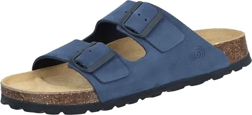 Dr. Brinkmann Bonillo Hausschuh aus Nubukleder - Bequem und Stilvoll in Blau - Der Bonillo Hausschuh vereint Qualität und Komfort. Das weiche Nubukleder und das ergonomisch geformte Fußbett sorgen für ein angenehmes Tragegefühl. Ideal für entspannte Stunden zu Hause.