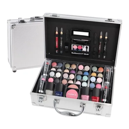 ZMILE COSMETICS Everybodys Darling Kosmetikkoffer - Veganes Make Up Set mit Lidschatten, Lippenstiften und Nagellack, ideal für Reisen und als Geschenk