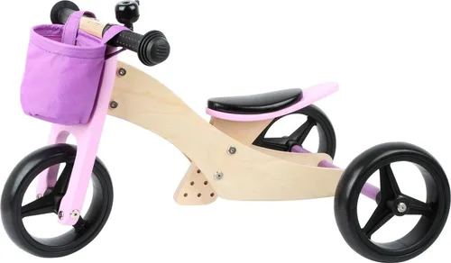 small foot Trike 2 in 1 Rosa aus Holz