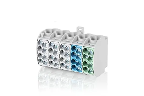 F-tronic Hauptleitungsabzweigklemme, 5polig 25mm² (L/PE/N), HLAK5p25grblgn