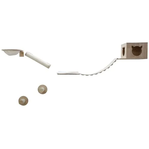 Kerbl Kletterwand Anden – 7-teilig, Massivholz, max. 6 kg