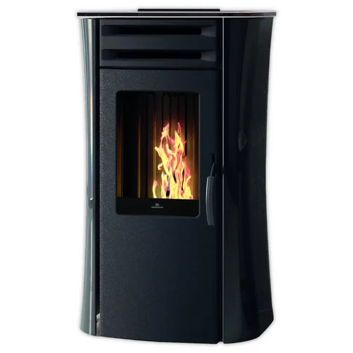 Edilkamin Pelletofen | DANIA AT | 6,0 kW | Glas schwarz