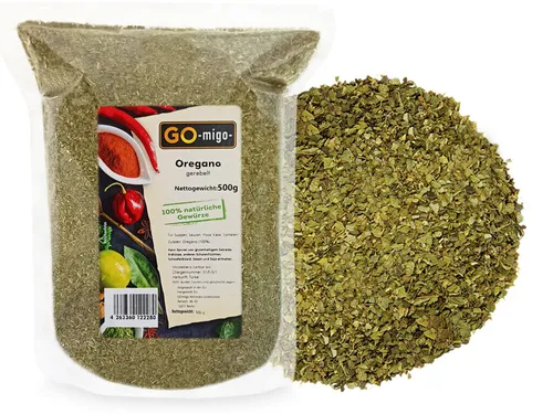 500g Oregano gerebelt getrocknet 0,5kg feinste Top Qualität